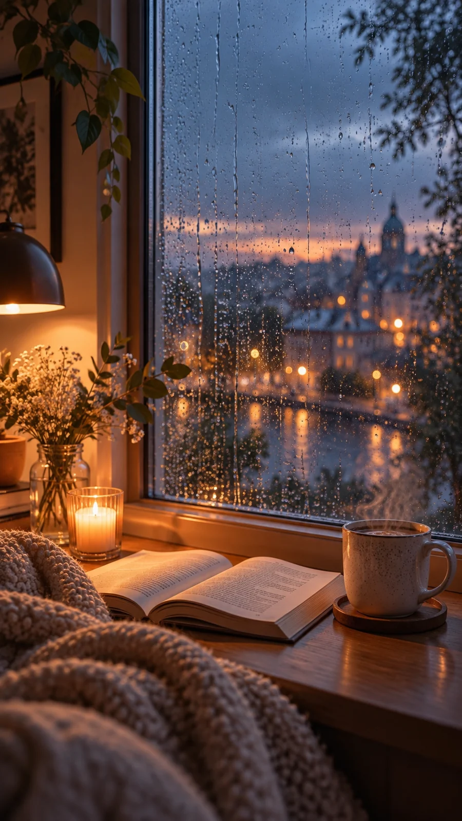 Rainy Window Comfort 1 — Phone (9:16)